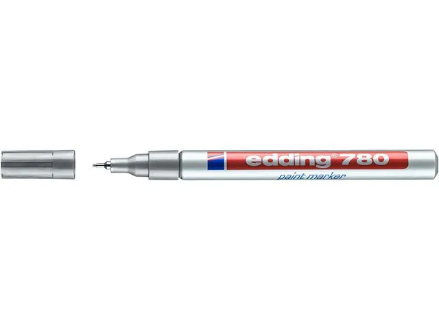 Alternativ bild 0 för edding Märkpenna 780 med 0,8 mm, silver