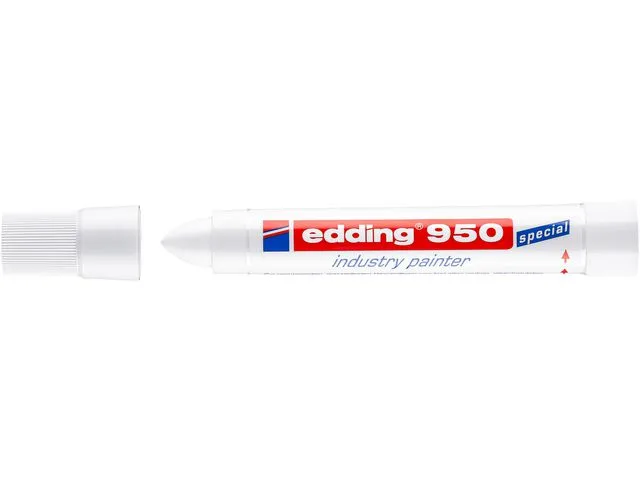 Alternativ bild 0 för edding Märkpenna 950 Industry Painter, 10 mm, vit