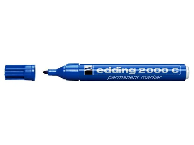 Alternativ bild 0 för edding Märkpenna Permanent 2000 C med 1,5 - 3 mm, blå