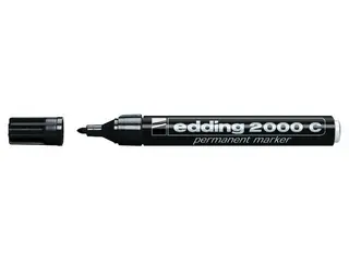Produktfoto för edding Märkpenna Permanent 2000 C med 1,5 - 3 mm, svart