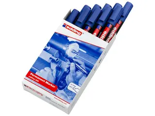 Produktfoto för edding Märkpenna Permanent 300 med 1,5 - 3 mm, blå