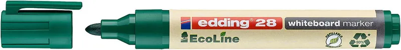 Alternativ bild 0 för edding Whiteboardpenna, 28 EcoLine, 1,5–3 mm linjebredd, grön