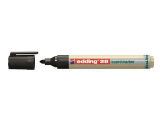 Produktfoto för edding Whiteboardpenna, 28 EcoLine, 1,5–3 mm linjebredd, svart