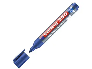 Produktfoto för edding Whiteboardpenna 360, 1,5–3 mm, blå