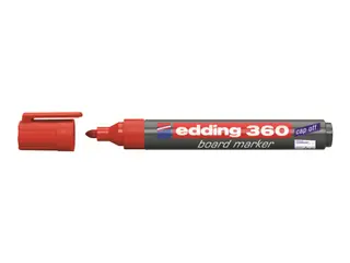 Produktfoto för edding Whiteboardpenna 360, 1,5–3 mm, röd