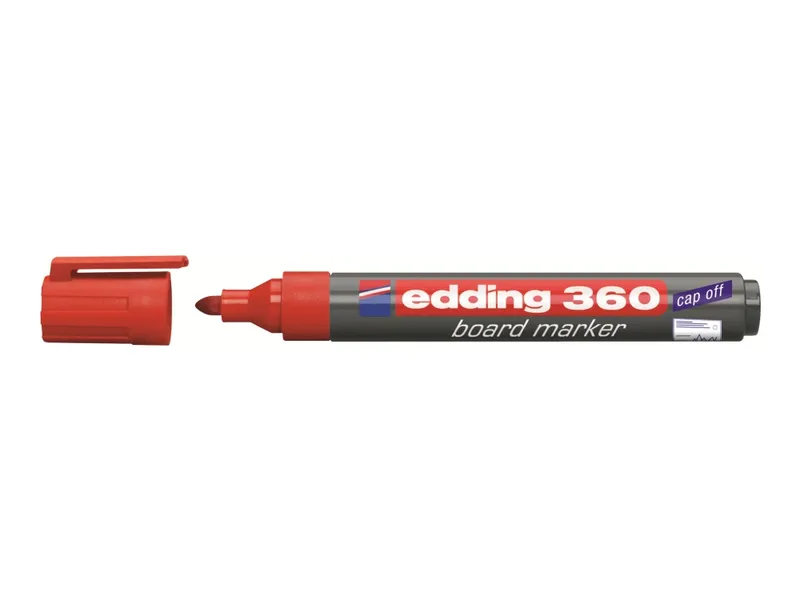 Alternativ bild 0 för edding Whiteboardpenna 360, 1,5–3 mm, röd