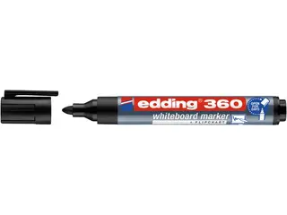 Produktfoto för edding Whiteboardpenna 360, 1,5–3 mm, svart