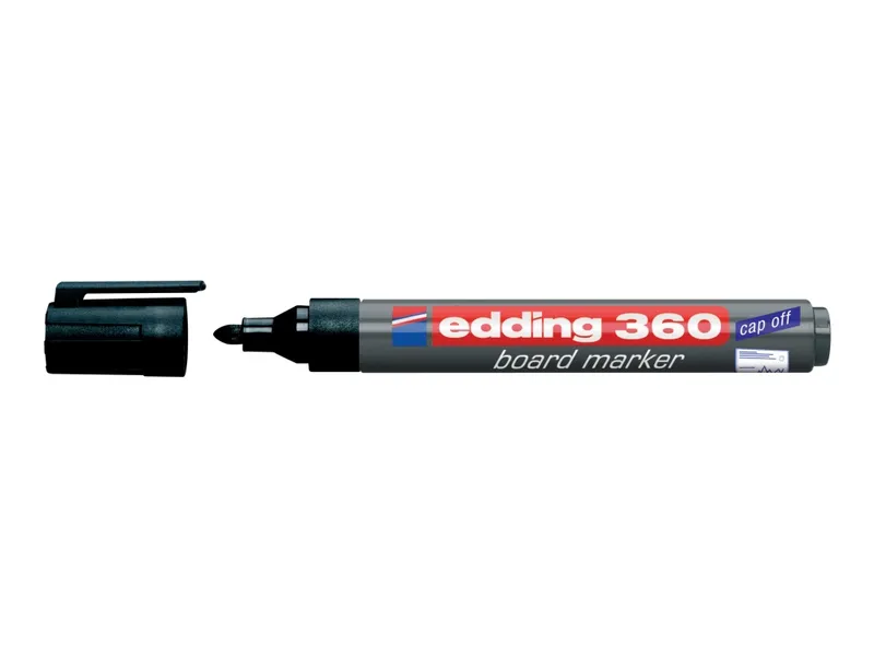 Alternativ bild 0 för edding Whiteboardpenna 360, 1,5–3 mm, svart