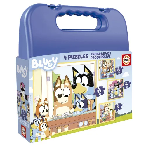 Alternativ bild 0 för Educa 12-16-20-25 Bluey Suit Case