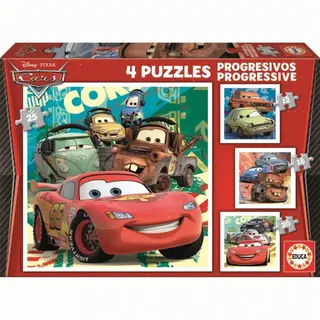 Produktfoto för Educa 12-16-20-25 Cars