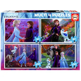 Produktfoto för Educa 50-80-100-150 Frozen