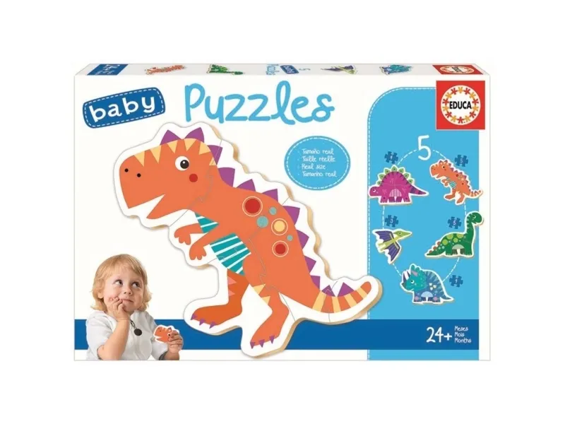 Alternativ bild 0 för Educa Baby Puzzles 5 pcs Dinosaurs