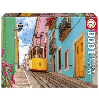 Produktfoto för Educa Colourful Lissabon Pussel 1000 bitar - Educa -  Leksaksaffären