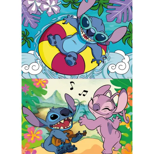 Alternativ bild 0 för Educa Disney Stitch Pussel 2x100 bitar