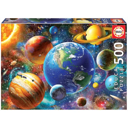 Alternativ bild 0 för Educa Pussel Solarsystem (500-bitar)