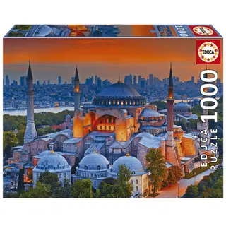 Produktfoto för Educa Puzzle Educa 1000 blå moskén Istanbul