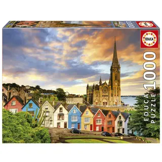 Produktfoto för Educa Puzzle Educa 1000 Cobh Cathedral Ireland
