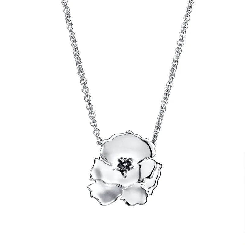 Alternativ bild 0 för Efva Attling Anemone Necklace 40/42/45 CM - SILVER