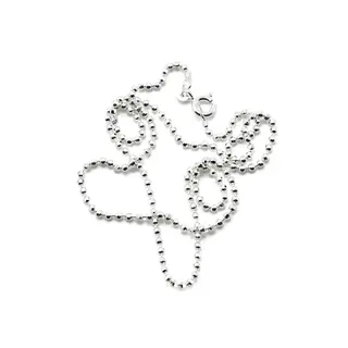 Produktfoto för Efva Attling Bead Chain D/C 1.8 mm 36 CM - SILVER