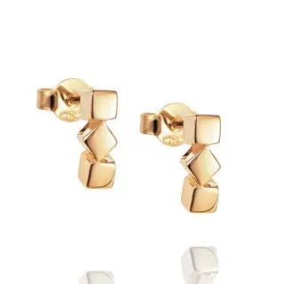 Produktfoto för Efva Attling Dice Twice Ear ONE SIZE - GULD