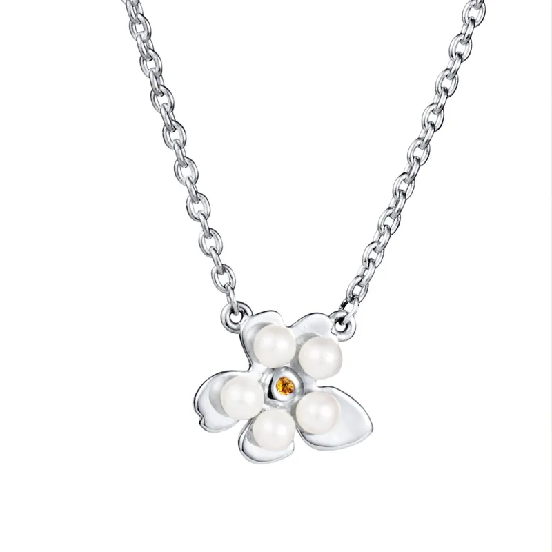 Alternativ bild 0 för Efva Attling Förgätmigej Necklace 40/42/45 CM - SILVER