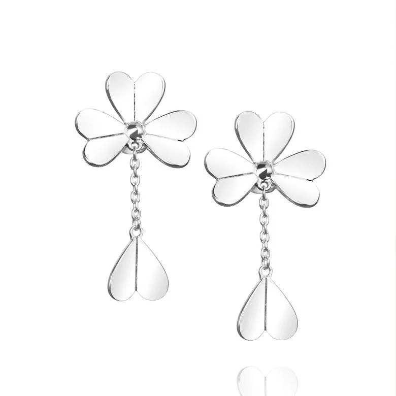 Alternativ bild 0 för Efva Attling Four Clover Mini Ear. ONE SIZE - SILVER