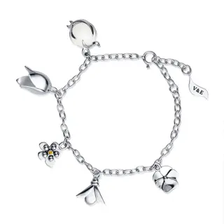 Produktfoto för Efva Attling Garden Bracelet  16/17.5/19 CM - SILVER