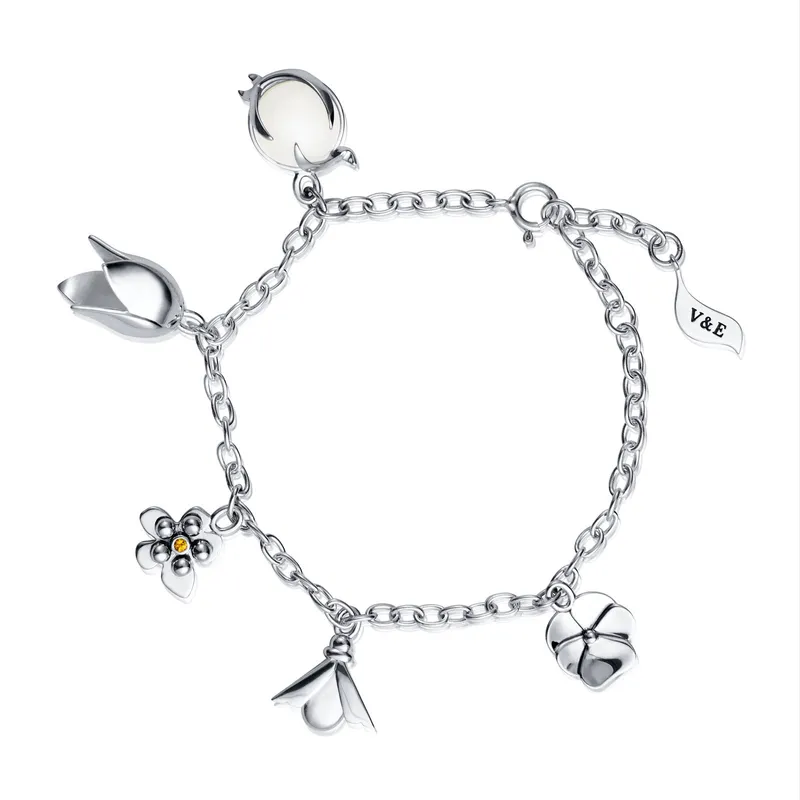 Alternativ bild 0 för Efva Attling Garden Bracelet  16/17.5/19 CM - SILVER