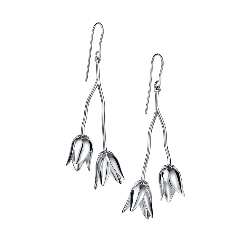 Alternativ bild 0 för Efva Attling Helleborus Earrings ONE SIZE - SILVER