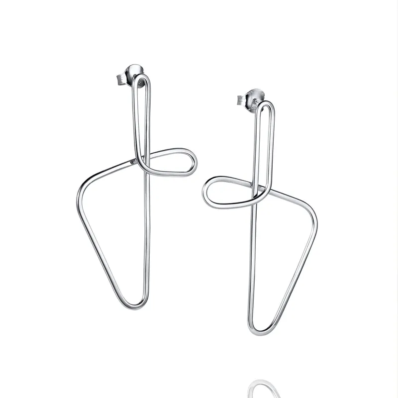 Alternativ bild 0 för Efva Attling Intersection Earrings ONE SIZE - SILVER