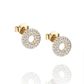 Produktfoto för Efva Attling Lifesaver & Stars Ear ONE SIZE - GULD