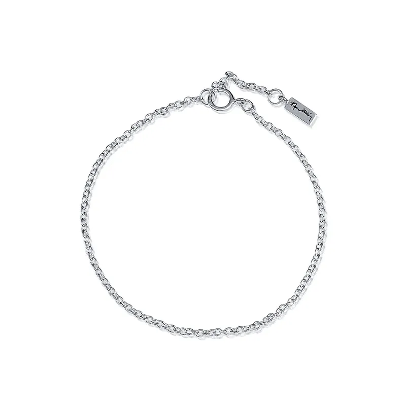 Alternativ bild 0 för Efva Attling Link Chain 0.5 mm Bracelet 13/15 CM - SILVER