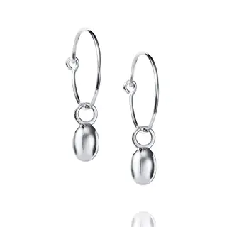 Produktfoto för Efva Attling Love Bead Hoops - Silver ONE SIZE - SILVER