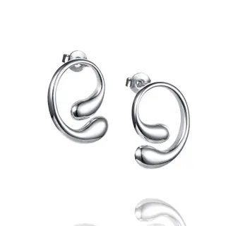 Produktfoto för Efva Attling Love Buddies Ear ONE SIZE - SILVER