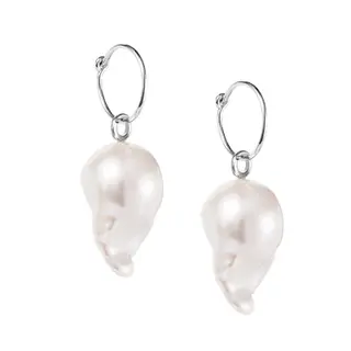 Produktfoto för Efva Attling Nature's Unique Hoops ONE SIZE - SILVER
