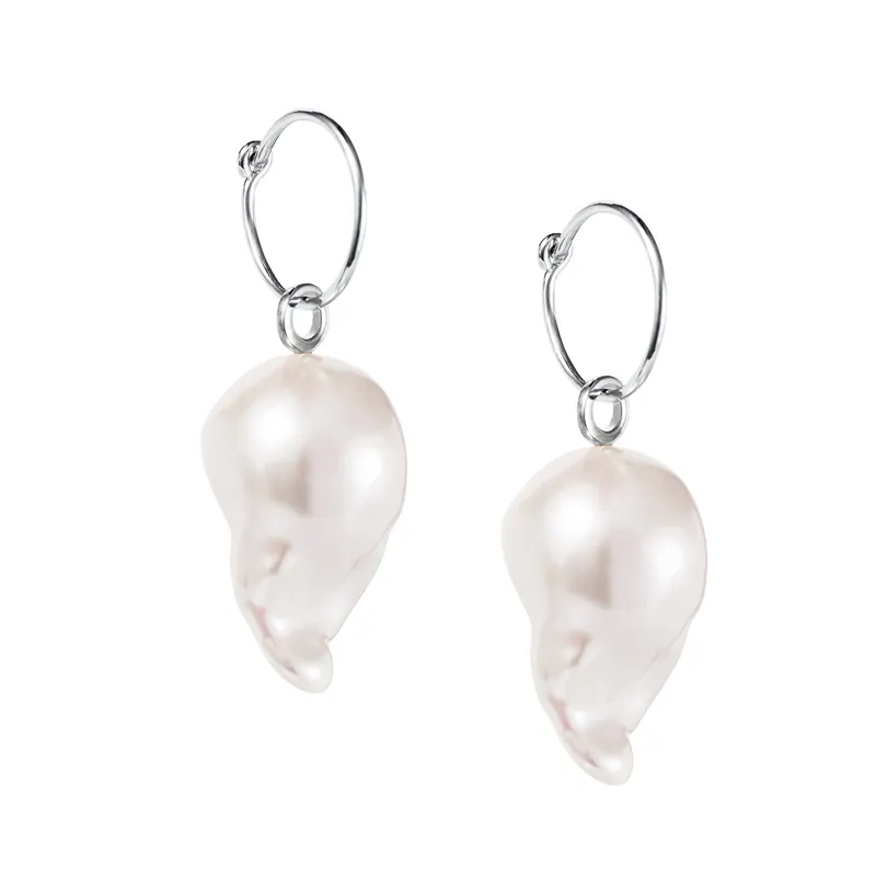 Alternativ bild 0 för Efva Attling Nature's Unique Hoops ONE SIZE - SILVER