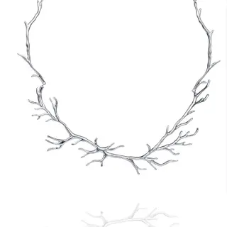 Produktfoto för Efva Attling Rötter Collier 42 CM - SILVER