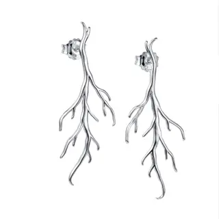 Produktfoto för Efva Attling Rötter Earrings ONE SIZE - SILVER
