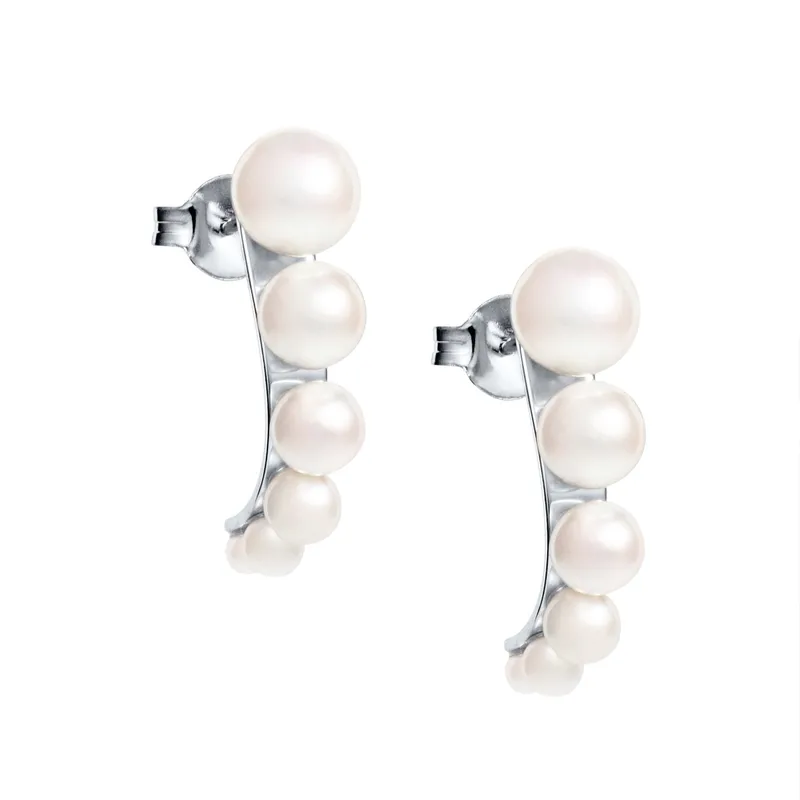 Alternativ bild 0 för Efva Attling - Strings Of Pearls Hoops