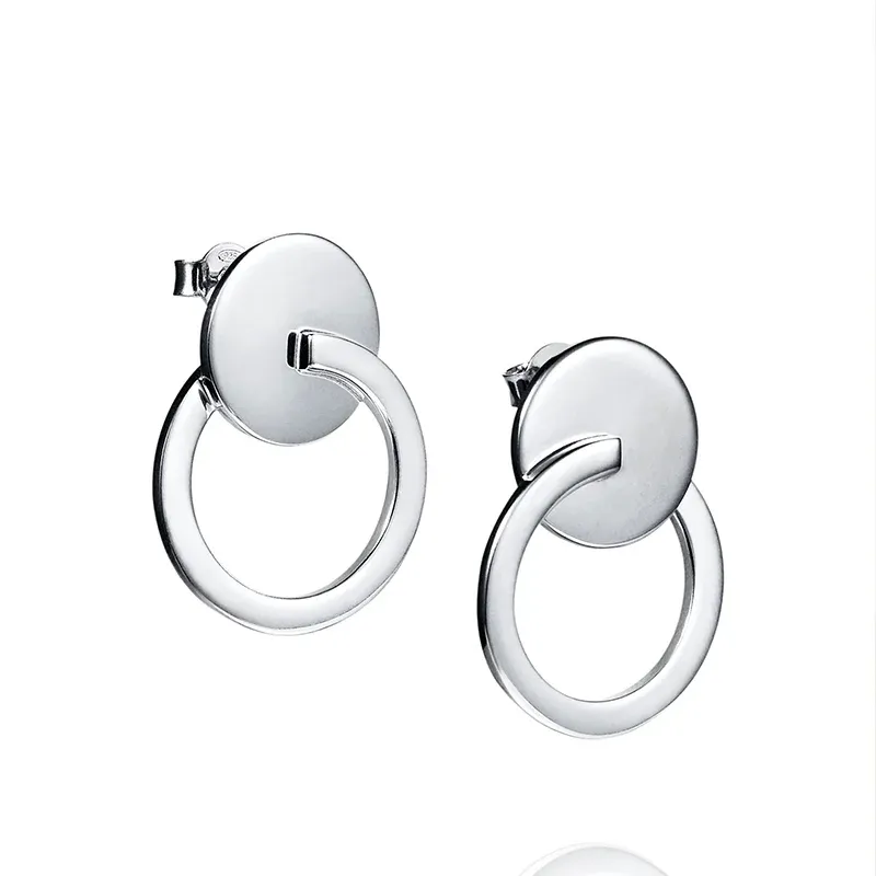 Alternativ bild 0 för Efva Attling Tubular Bell Ear ONE SIZE - SILVER