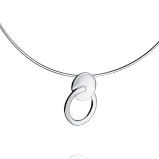 Produktfoto för Efva Attling Tubular Bell Necklace ONE SIZE - SILVER