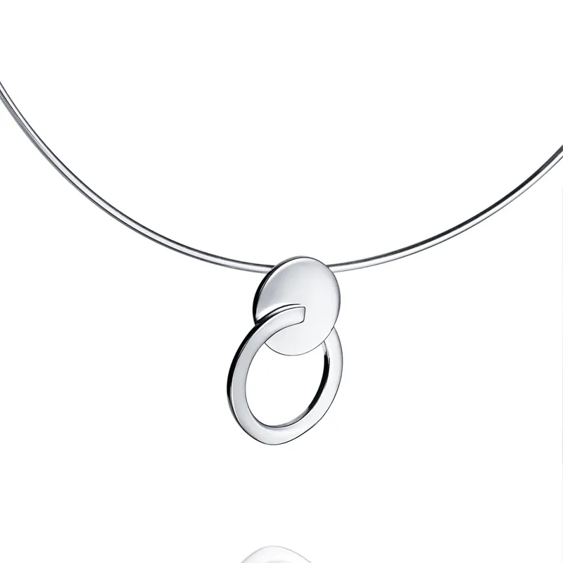 Alternativ bild 0 för Efva Attling Tubular Bell Necklace ONE SIZE - SILVER