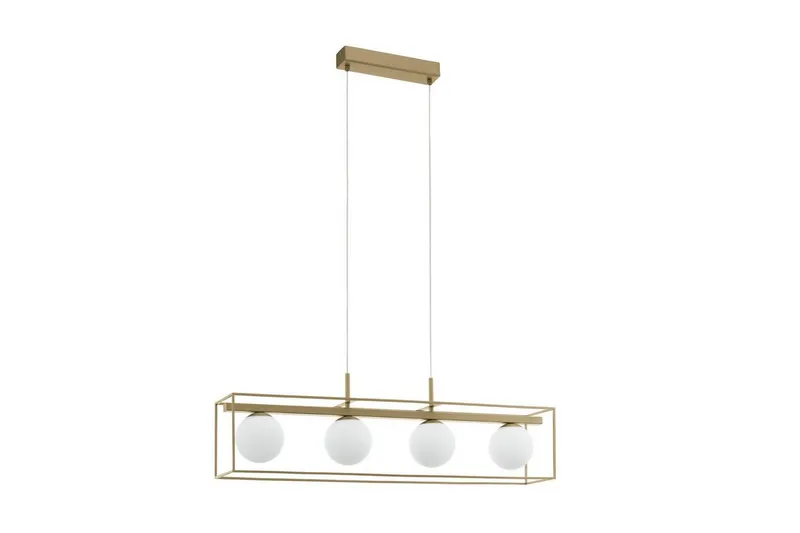 Bild 1 för EGLO 97793, Champagne, Vit, Stål, Glas, Rund, inomhus