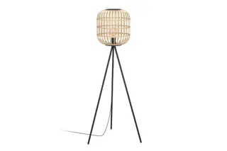 Produktfoto för EGLO Bordesley, Svart, Trä, E27, 1 lampor, 220-240 V, 50 - 60 hz, 220-240 V