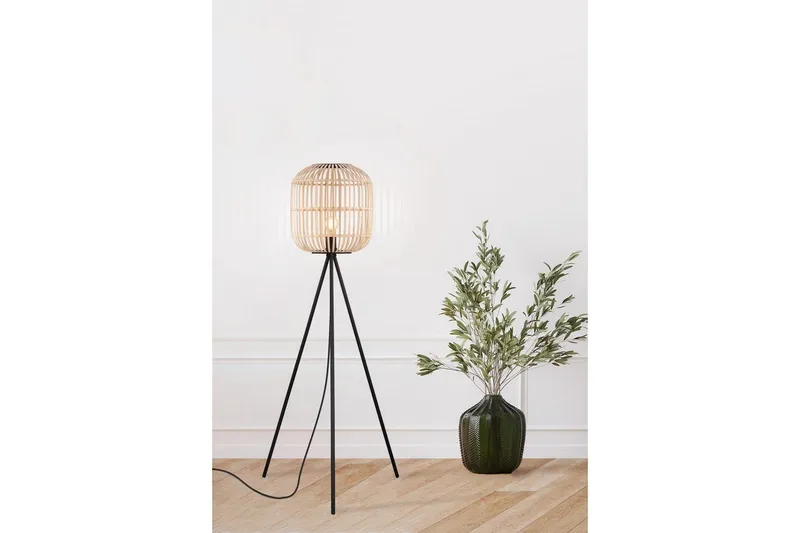 Bild 2 för EGLO Bordesley, Svart, Trä, E27, 1 lampor, 220-240 V, 50 - 60 hz, 220-240 V