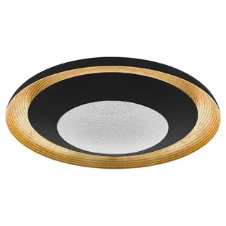 Produktfoto för EGLO CANICOSA 2 Vägg- och takbelysning - svart, guld/transparent