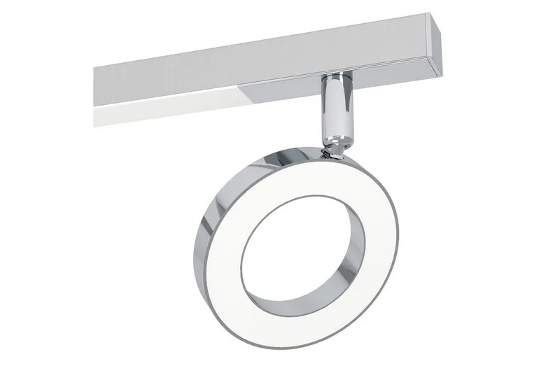 Bild 2 för EGLO Cardillio 1, Utanpåliggande spotlight, Glödlampan/-lamporna kan inte bytas ut, 3000 K, 400 LM, 220-240 V, Gjuten aluminium, Krom