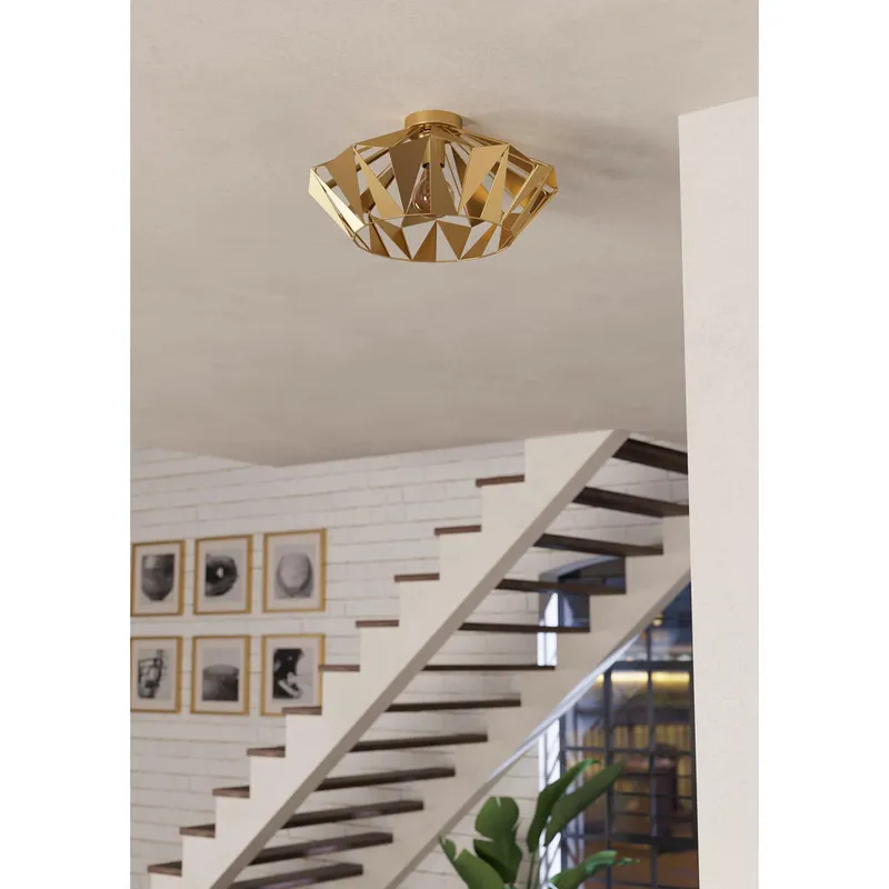 Bild 2 för EGLO CARLTON LOFT E27 GULD
