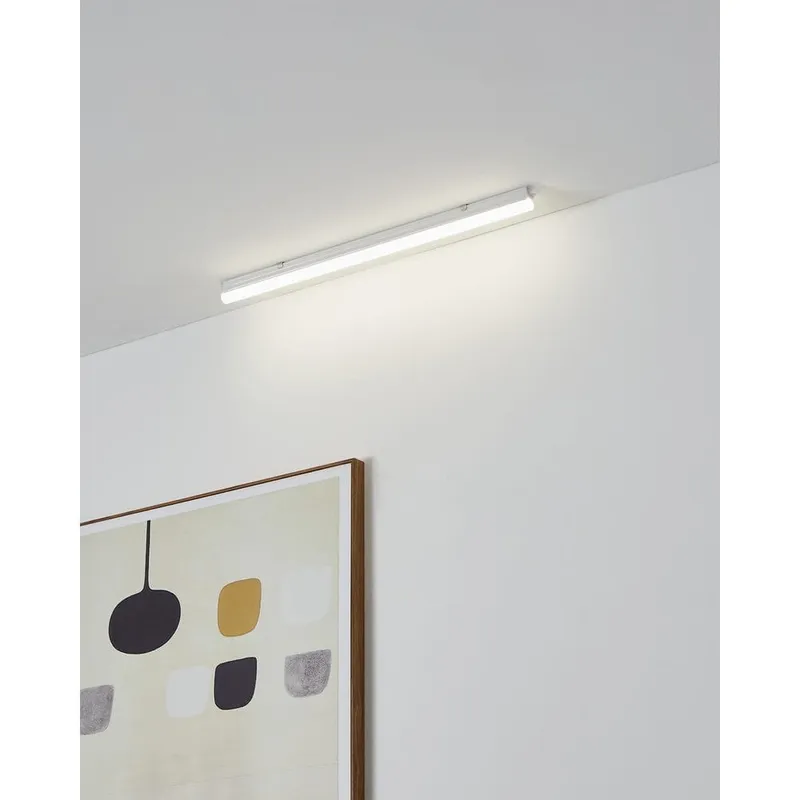 Bild 2 för Eglo Dundry - Vägg-/taklampa - LED - 6.4 W (motsvarande 62 W) - neutralt vitt ljus - 4000 K - vit