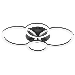 Produktfoto för EGLO EGLO Connect-Z Taklampa PARRAPOS-Z SMARTLIGHT SVART